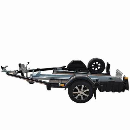 Remorque inclinable pour moto KXL175 avec roues en aluminium noir