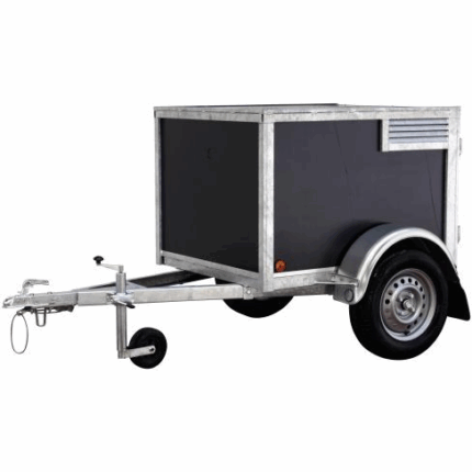 Remorque pour 2 chiens BW Trailers - Marron